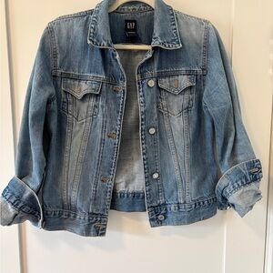 GAP Light Blue Washed Denim Jacket